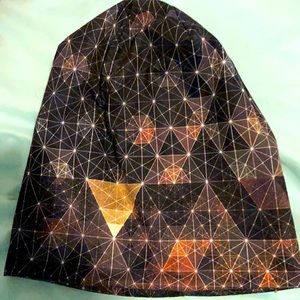 Slouchy Geometric Beanie